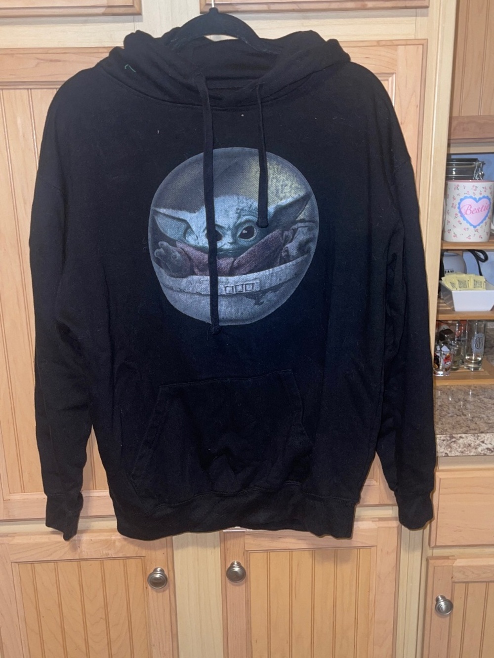 Star Wars baby yoda hoodie Preowned size large